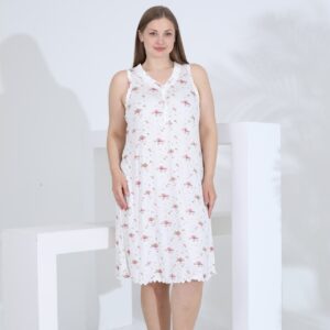 Angelique Bambu Kolsuz Büyük Beden Kadın Elbise 22528