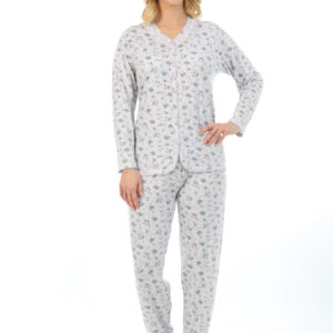 Etoile Bambu, Uzun Kol, Düğmeli Kadın Pijama Takımı