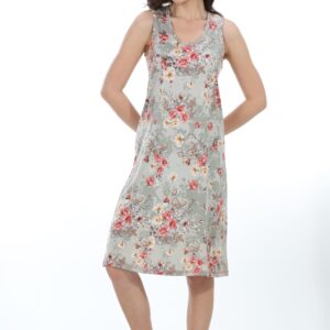 Etoile bambu sıfır kol kadın gecelik 72038